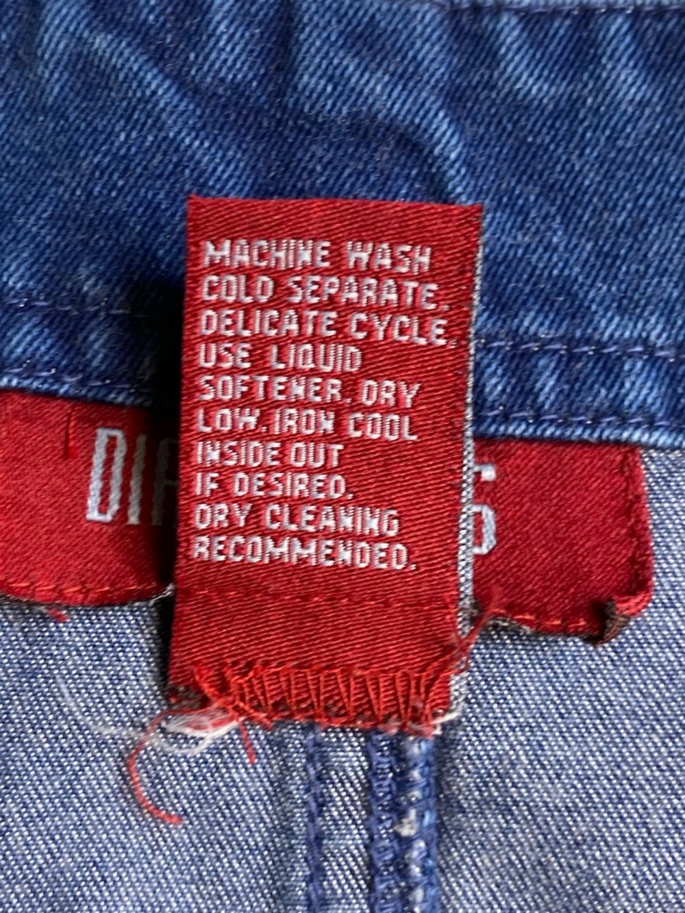 Denim Maxi Overall Dress Size L Oversized Pinafore Blue - Picture 3 of 8